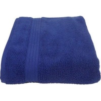 Bunty 's Luxurious 570GSM Zero Twist Bath Towel 70x130cms Navy Photo