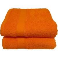 Bunty 's Auchen Hand Towel 50x90cms 380GSM - Orange Home Theatre System Photo