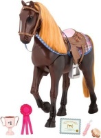 Our Generation Horse - Poseable Dark Brown Thoroughbred Photo