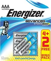 Energizer X92RP6 1.5v Advanced Alkaline AAA Battery Card 4 2 Free Photo