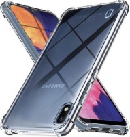 CellTime Galaxy A10 Clear Shock Resistant Armor Cover Photo