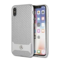 Mercedes - Dynamic Real Carbon Hard case iPhone X / XS Silver Photo