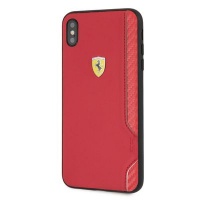 Ferrari - Pu Rubber Soft Touch iPhone XS MAX Red Photo