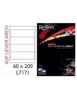 Redfern L4UPB Lever Arch Multi-Purpose Inkjet-Laser Labels - 139mm x 99.1mm Photo
