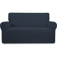Maisonware Stretch 2 Seater Couch Cover - Blue Photo