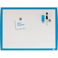 Nobo Small Magnetic Whiteboard - Blue Photo
