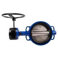 Agri Stainless Steel Butterfly Valve with Cast Iron Gear Photo