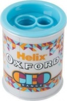 Helix Oxford 2 Hole Barrel Sharpener (Orange Photo