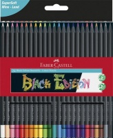 Faber Castell Faber-Castell Black Edition Colour Pencils - in Cardboard Wallet Photo