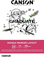 Canson A4 Graduate Manga Marker Layout Pad - 70g Photo
