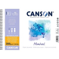 Canson A4 Montval Watercolour Spiral Pad - 300gsm Photo