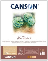 Canson Mi-Teintes Earth Tones Pastel Paper Pad - 160gsm Photo