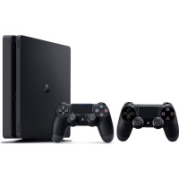 Sony PlayStation 4 Slim Console Bundle - With Extra Controller Gaming Headset Batman: Arkham Knight & Marvel's Spider-Man Photo