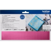 Brother ScanNCut Foil Transfer Sheets - Pink - Use with Foil Transfer Starter Kit Photo
