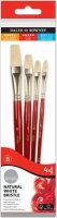 Daler Rowney Simply #1 White Bristle Oil Brushes - Short Handle Photo