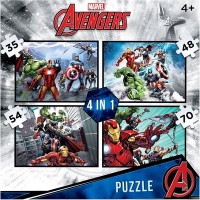 Grafix Marvel Avengers 4-in-1 Jigsaw Puzzle Photo