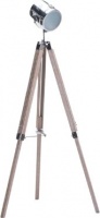 Generic Lamp Floor-wooden Tripod-metal Spot Shade 135cm H Photo