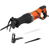 Black Decker Black & Decker Corded Reciprocating Saw with Branch Holder and Blades Photo