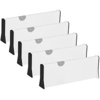Generic Versatile and Adjustable Drawer Dividers and Organizers - 5 Pack Photo