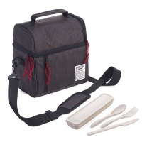 Troika Insulated Bag Business Lunch Cooler Cutlery Photo