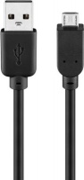 Goobay USB micro-B 180 1.8m USB cable Micro-USB B USB A Black Photo