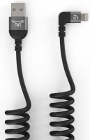 Adam Elements Peak 2 Fleet L30C USB-A to Lightning Coiled L-Shaped Cable Photo