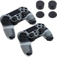 Piranha 2 x Skins and 8 x Grips for PlayStation 4 Controller Photo