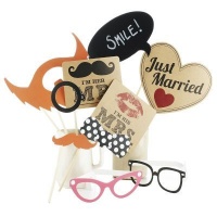 Ginger Ray Vintage Affair - Photo Booth Kit Photo