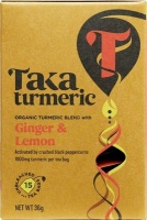 Taka Health Taka Turmeric Organic Ginger Lemon Teabags Photo
