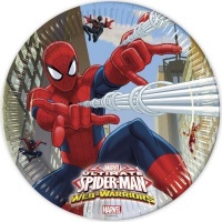 Procos Ultimate Spiderman Web Warriors - 8 Paper Plates Photo