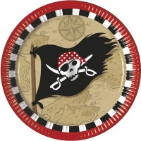 Procos Pirate's Treasure Map - 8 Paper Plates Photo