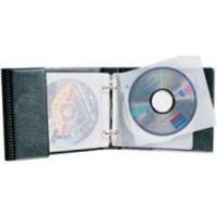 Bantex B2075 CD/DVD Rom Pockets for B1769 Folder or 2 Ring Binder Photo