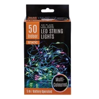 String Lights Indoor 50 LED 2 Pack Photo