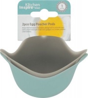 Kitchen Inspire 2 Piece Egg Poacher Pods Photo