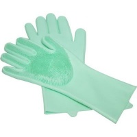 Fine Living Silicone Kitchen Gloves - Green Photo
