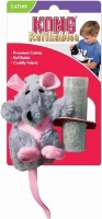 Kong RefillableS Grey Rat Cat Plush Toy Photo