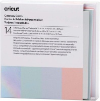 Cricut 2009484 Cut-Away Cards Pastel S40 14-Pack - Compatible with Explore/Maker Photo