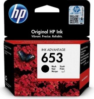 HP 653 Original Black 1 pieces Ink Advantage Cartridge Photo