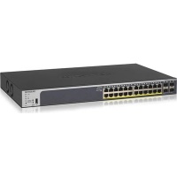 Netgear GS728TP Managed L2/L3/L4 Gigabit Ethernet Power over Ethernet 1U Black Photo