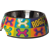 Rogz 2-in-1 Small Bubble Dog Bowl Photo