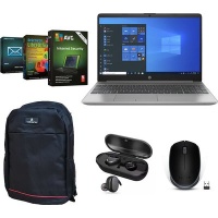 HP Notebook Worker Special Bundle - 250 G8 Notebook and Charger Volkano 15.6" Laptop Backpack Bluetooth Earphones Logitech Wireless Mouse Software Bundle 32GB USB 2.0 Flash Drive 7500 mAh Power Bank Photo