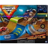 Monster Jam Basic Stunt Die-Cast Vehicle Playset 1:64 Photo