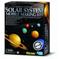 4M Industries 4M Kidz Labs - Glow Solar System Mobile Making Kit Photo