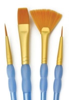 Royal Brush Golden Taklon Variety Brush Set Photo