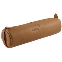Global Small Tan Pencil And Accessory Case Photo