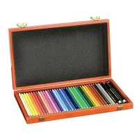 Koh i noor Koh-I-Noor Polycolor Set Of 36 Artist Coloured Pencils in Wooden Box Photo