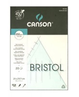 C Anson Canson Bristol Drawing Paper Pad A3 20s Hard White Extra Smooth Glued On Short Edge Photo
