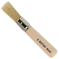 Handover White Bristle Stencil Brush No8 Photo