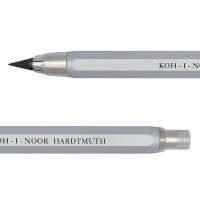 Koh i noor KohI-Noor - 5.6mm Mechanical Metal Clutch Leadholder with Built-in Sharpener 5340 - Silver Photo