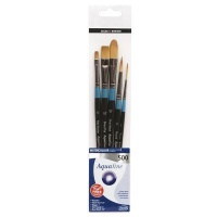 Daler Rowney Aquafine Watercolour Brush - Wallet Set - 500 Photo